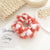 Cute Sweet Color Block Cloth Rib-knit Hair Tie