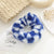 Cute Sweet Color Block Cloth Rib-knit Hair Tie