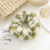 Cute Sweet Color Block Cloth Rib-knit Hair Tie