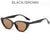 Cute Sweet Color Block Pc Cat Eye Clips Women's Sunglasses