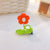 Cute Sweet Flower Hairpin Knitted Wool Top Clip Hair Accessories Girl's Bangs Clip Headwear Duckbill Clip Creative Clip