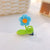 Cute Sweet Flower Hairpin Knitted Wool Top Clip Hair Accessories Girl's Bangs Clip Headwear Duckbill Clip Creative Clip