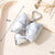 Cute Sweet Heart Shape Bow Knot Pu Leather Alloy Bag Pendant Mobile Phone Chain Keychain