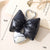 Cute Sweet Heart Shape Bow Knot Pu Leather Alloy Bag Pendant Mobile Phone Chain Keychain