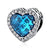 Cute Sweet Heart Shape Copper Plating Silver Plated Jewelry Accessories