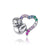 Cute Sweet Rabbit Bear Heart Shape Copper Plating Silver Plated Jewelry Accessories