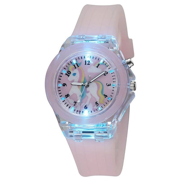 Cute Sweet Shiny  Buckle Quartz Kids Watches