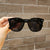 Cute Sweet Solid Color Ac Square Full Frame Kids Sunglasses