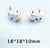 Cute Sweet Tortoise Rabbit Swan Resin Stoving Varnish Jewelry Accessories