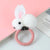 Cute Three-dimensional Bunny Hairpin Children's Plush Clip Baby Rabbit Hair Band Headwear Side Clip Hairpin