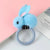 Cute Three-dimensional Bunny Hairpin Children's Plush Clip Baby Rabbit Hair Band Headwear Side Clip Hairpin