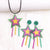 Cute Water Droplets Arylic Printing Women's Drop Earrings 1 Pair