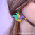 Cute Water Droplets Arylic Printing Women's Drop Earrings 1 Pair