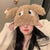 Cute Wild Funny Puppy Hat Female Big Eye Long Ears Autumn-Winter Warm And Thickening Ear Protection Plush Lei Feng Hat