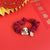 Cute Women's Snake Cloth Inlay Rhinestones Hair Tie