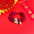 Cute Women's Snake Cloth Inlay Rhinestones Hair Tie