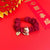 Cute Women's Snake Cloth Inlay Rhinestones Hair Tie