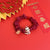 Cute Women's Snake Cloth Inlay Rhinestones Hair Tie