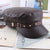 Cyber Celebrity Spring And Autumn  Beret Retro Flat Sun Hat Showing Face Small Black Painter Hat Fashion Hat