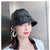 Cyber Celebrity Spring And Autumn  Beret Retro Flat Sun Hat Showing Face Small Black Painter Hat Fashion Hat