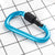 Daily Simple Style Solid Color Aluminum Material Carabiner