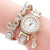 Diamond Love Bracelet Watch Fashion Pu Belt Circle Bracelet Watch Popular Watch Wholesale