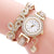 Diamond Love Bracelet Watch Fashion Pu Belt Circle Bracelet Watch Popular Watch Wholesale