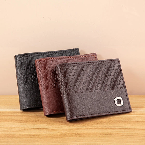 Direct   New Men's Wallet  Short Wallet Multi-card Fashion Classic Wallet