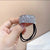 Dongdaemun Cold Style Elegant Sweet Rhinestone Pony Tail Buckle Hair Rope Bright Metal Elegant Head Rope Women's Headwear