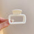 Dopamine Small Square Hairpin Korean  New Medium Square Grab Clip Back Head Shark Clip Hairpin Hair Accessories