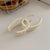 Double C High-grade Hair Claw Simple Elegant  Shark Clip Back Head Updo Hair Clip Large Hairpin Shark Clip