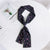 Double-sided Leopard Print Boxer Small Scarf Women's Scarf New Korean Style Spring And Autumn All-match Wrist Strap Ribbon Hair Band Fashion