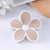 Dust Ornament Flower-Shaped Plastic Hair Clip Hair Clip Back Head Headdress Hairpin Five Petal Flower New Hairpin