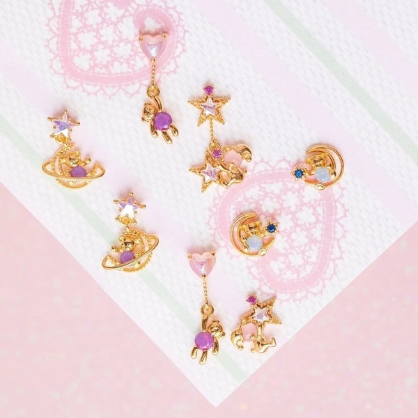 Ear Cartilage Rings & Studs Animal Brass Plating Gem