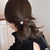 Early Autumn New Design Sense Pearl Headband Headdress Highly Elastic Rubber Band Advanced Ponytail Hair Ring Hairware