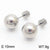 Geometric Titanium Steel No Inlaid 18K Gold Plated Earrings Ear Studs