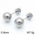 Earrings Wholesale Europe And America Cross Border Round Beads Titanium Steel Women's Stud Earrings Street Simplicity Titanium Steel Earring Accessories