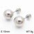 Geometric Titanium Steel No Inlaid 18K Gold Plated Earrings Ear Studs