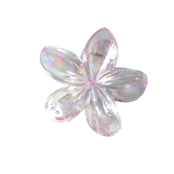 Egg Flower Hairpin Transparent AB Color Grab Hair Shark Clip Gradient Hair Grab Advanced   Hair Accessories