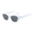 Elegant Basic Color Block Pc Square Full Frame Women's Sunglasses