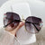 Elegant Basic Flower Ac Special-shaped Mirror Diamond Frameless Women's Sunglasses