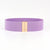 Elegant Basic Lady Square Alloy Elastic Band Plating Women's Woven Belts