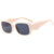 Elegant Basic Simple Style Geometric Ac Square Full Frame Women's Sunglasses