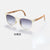 Elegant Basic Simple Style Pc Oval Frame Full Frame Men's Sunglasses