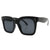 Elegant Basic Simple Style Solid Color Pc Square Full Frame Women's Sunglasses