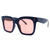 Elegant Basic Simple Style Solid Color Pc Square Full Frame Women's Sunglasses