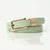 Elegant Basic Simple Style Solid Color Pu Leather Alloy Women's Leather Belts