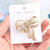 Elegant Bow Knot Alloy Inlay Crystal Rhinestones Women's Brooches