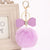 Elegant Bow Knot Pu Leather Women's Bag Pendant Keychain