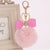 Elegant Bow Knot Pu Leather Women's Bag Pendant Keychain